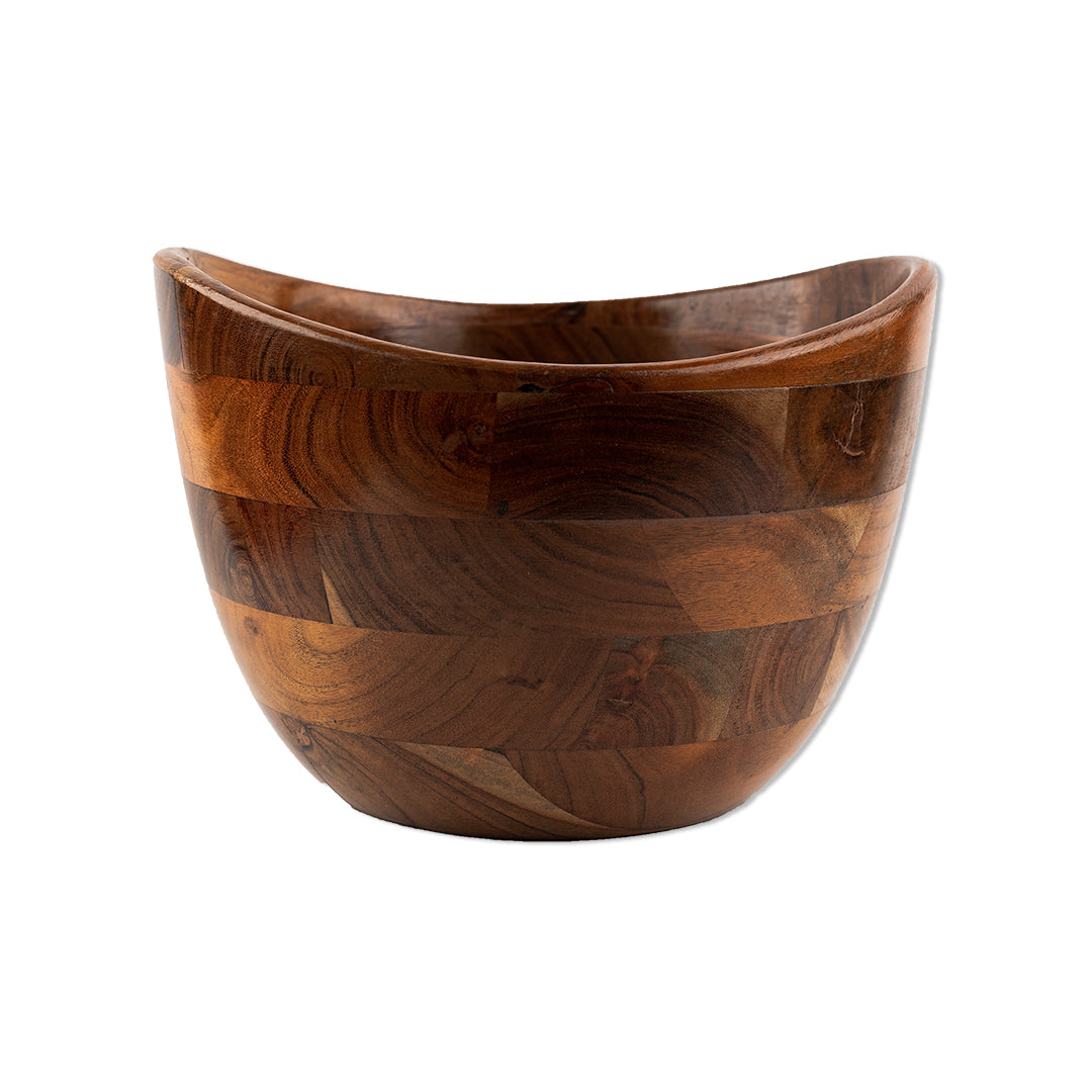 Serving Bowl Wooden Boat