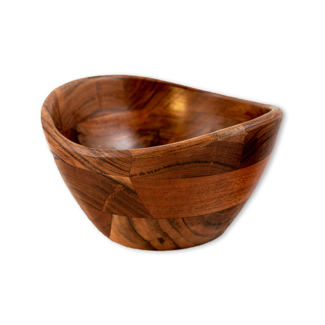 Serving Bowl Wooden Boat