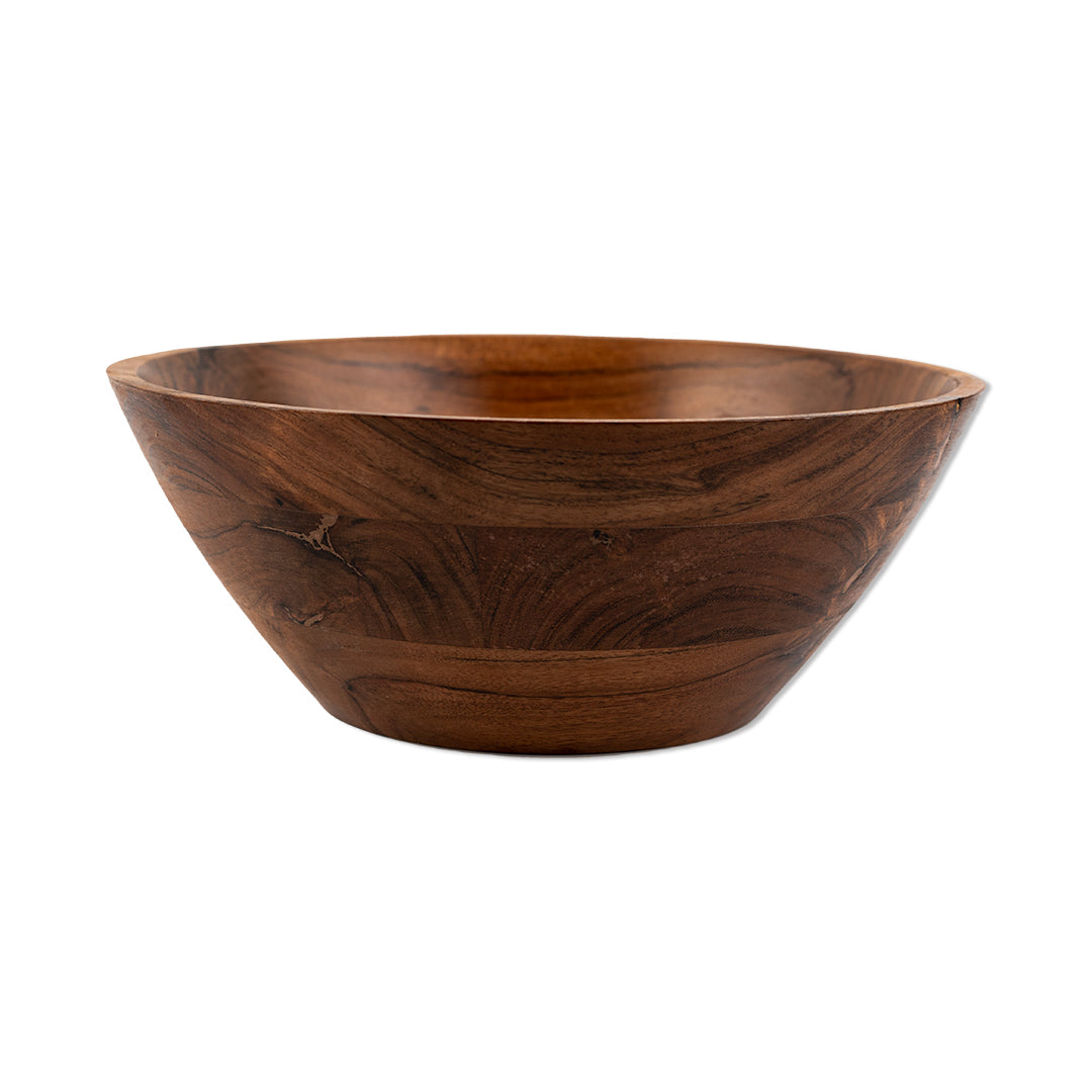 Serving Bowl Wooden V Shaped