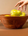 Serving Bowl Wooden V Shaped