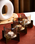 T-Light Holder Metal Stand Trio