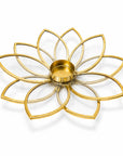 T-Light Holder Metal Floral Diya