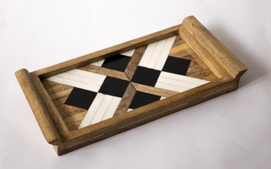 Black & White Serving Tray