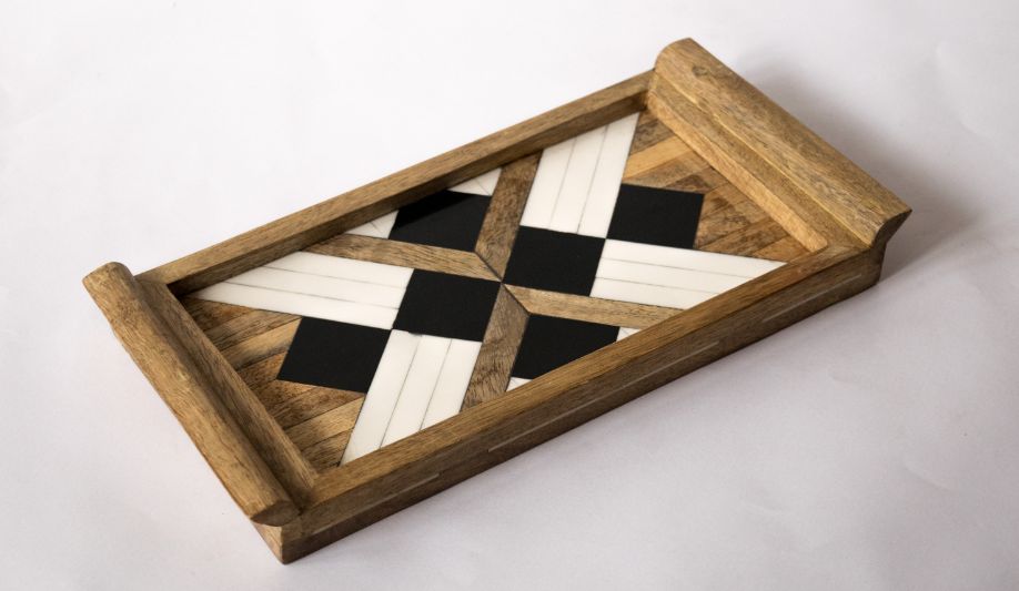 Black & White Serving Tray