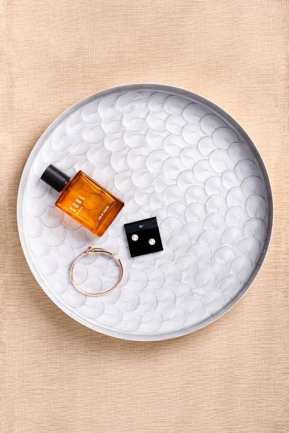 Tray Metal - Shell Round