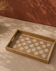 Tray Wooden - Coastal Seashell