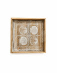 Tray Wooden - Coastal Seashell
