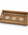 Tray Wooden - Coastal Seashell