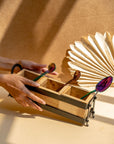 Wooden Cutlery Stand - Trio