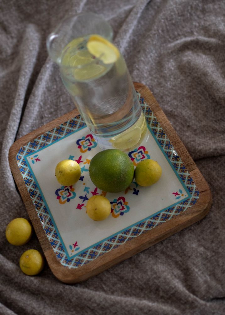 Wooden Platter Jaal Print