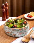 Wooden Salad Bowl + Server Set