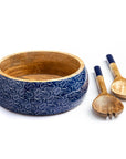 Wooden Salad Bowl + Server Set