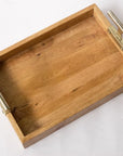 Wooden Tray - Rectangle T-Handle