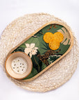 Wooden Platter with bowl