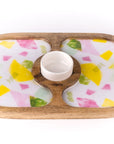Chip and Dip Oval Platter