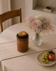 Wooden Canister - Floral