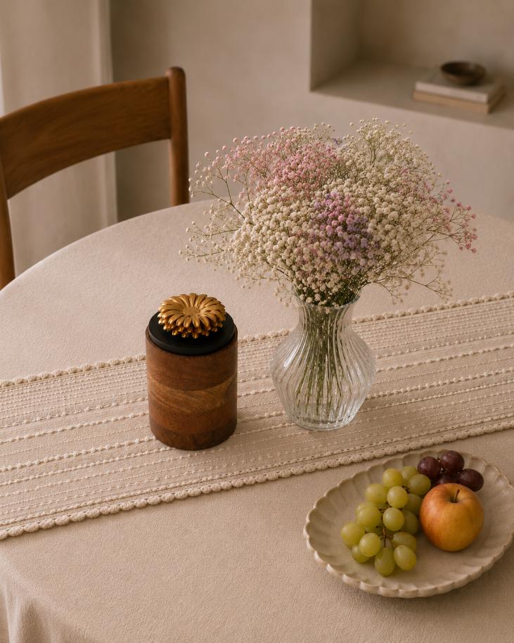 Wooden Canister - Floral