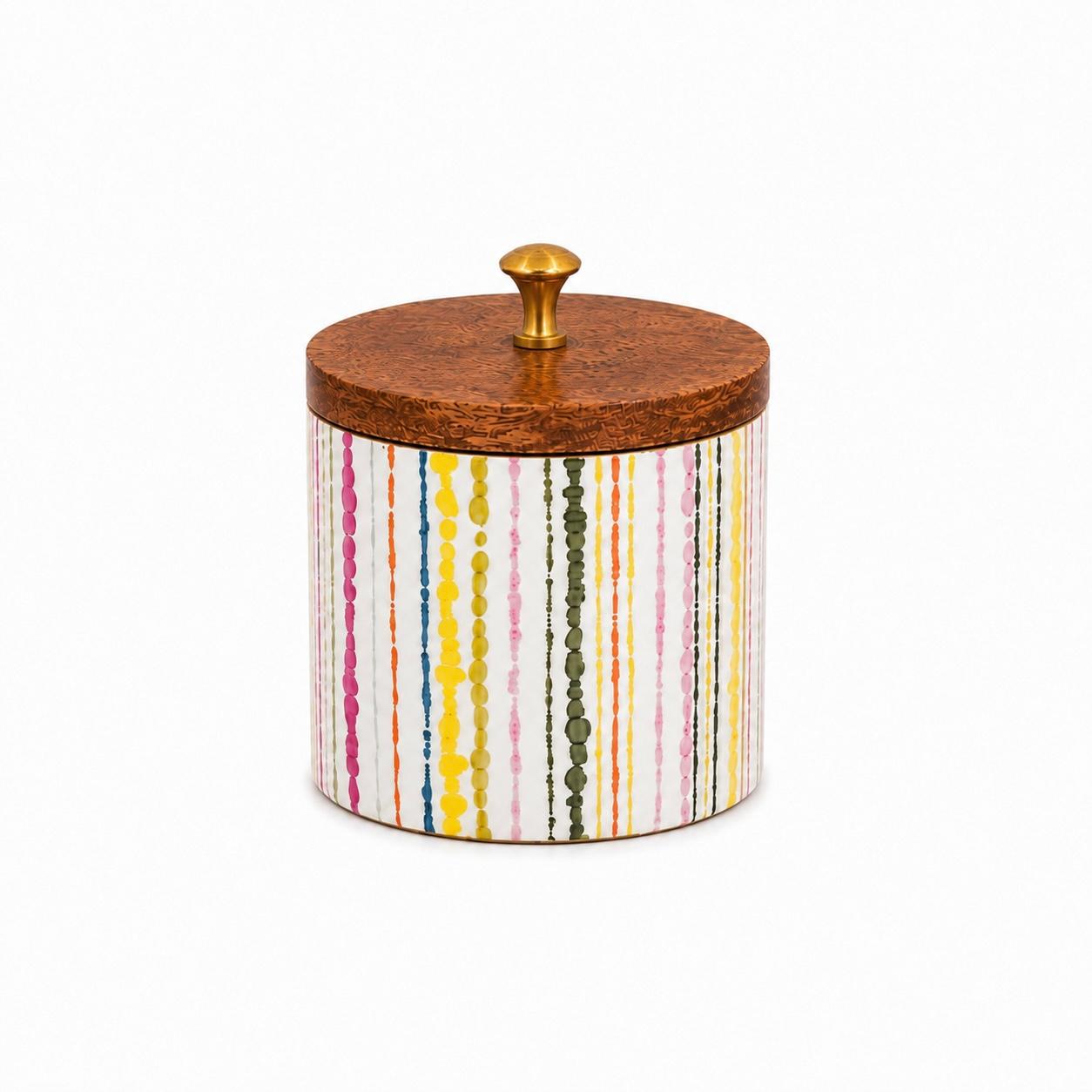 Wooden Canister - Palm Royale
