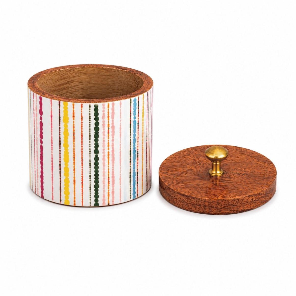 Wooden Canister - Palm Royale