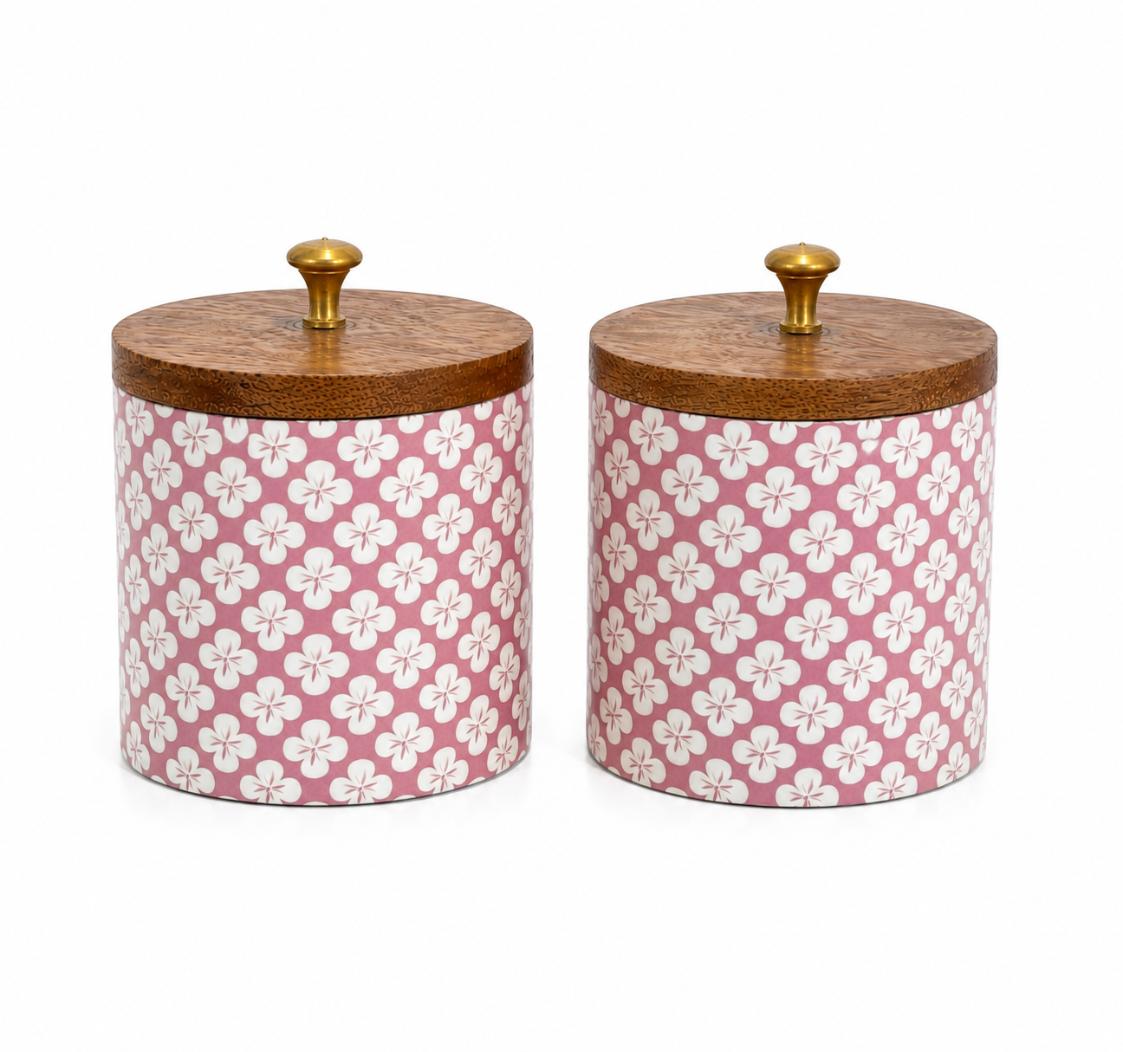 Wooden Canister - Enchanted Garden