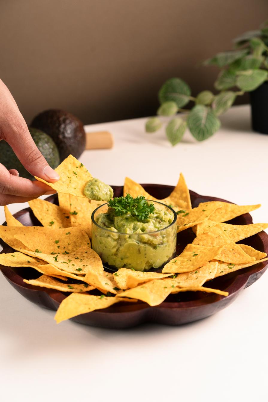 Wooden Chip and Dip Blossom