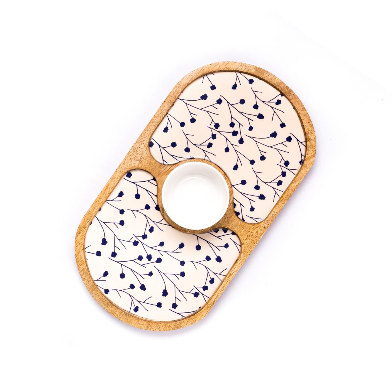 Chip and Dip Oval (Patterned)