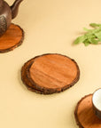 Coasters Wooden Bark