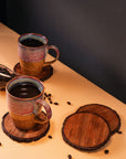 Coasters Wooden Bark