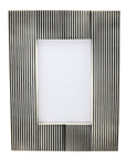 Photo Frame Black+White Resin Stripes