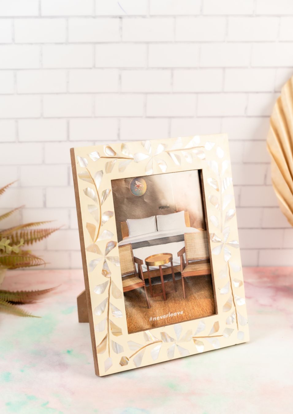 Photo Frame Wooden MOP Inlay