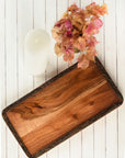 Serving Tray Bark Finish