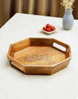 Tray Wooden Hexagon