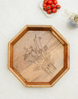 Tray Wooden Hexagon