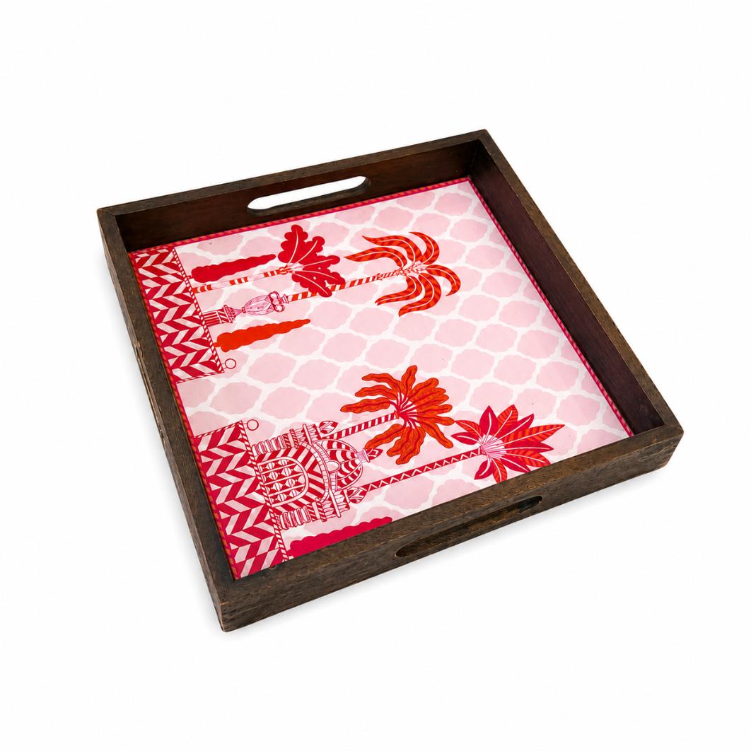 Tray Wooden - Palm Royale