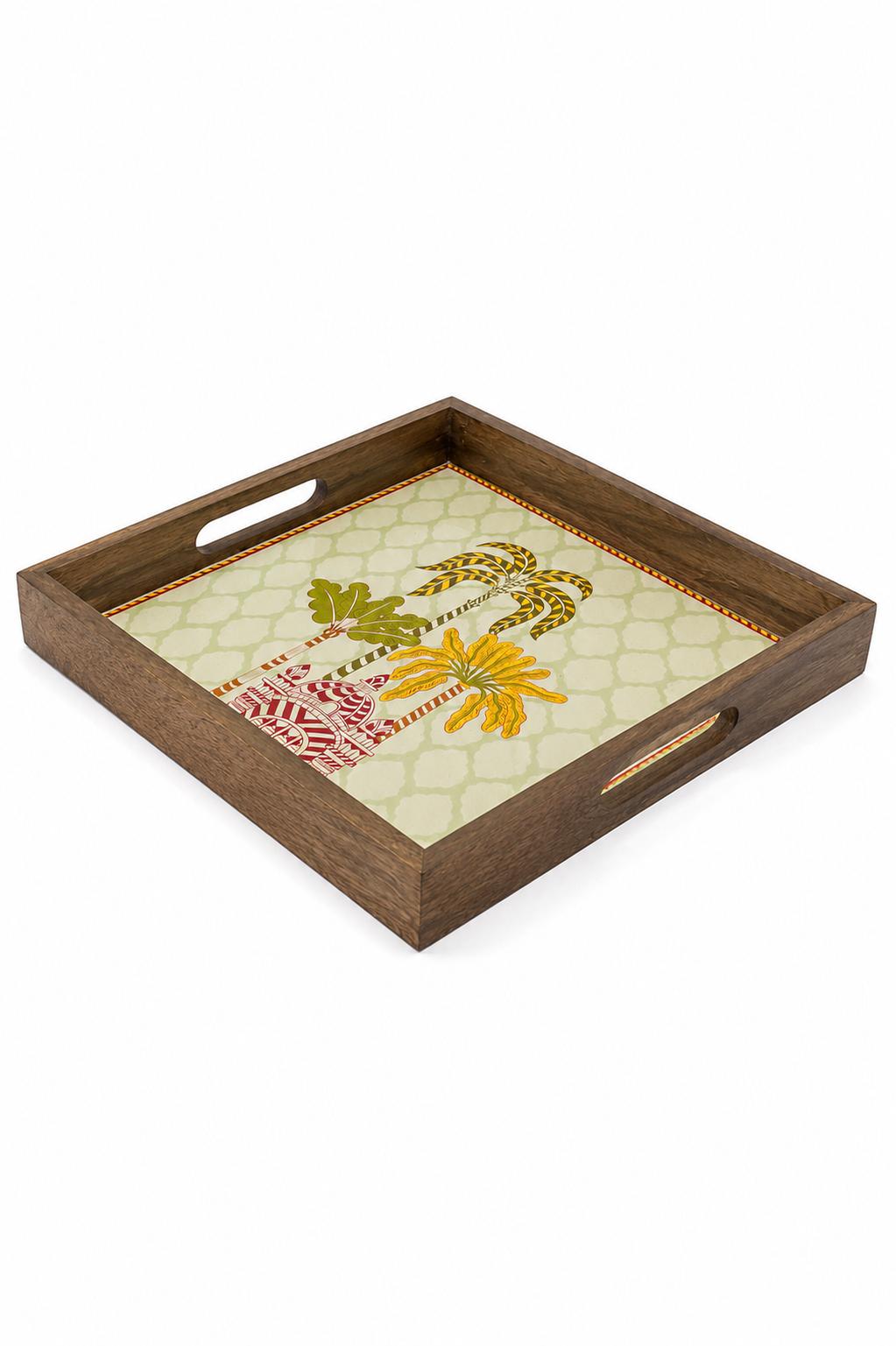 Tray Wooden - Palm Royale