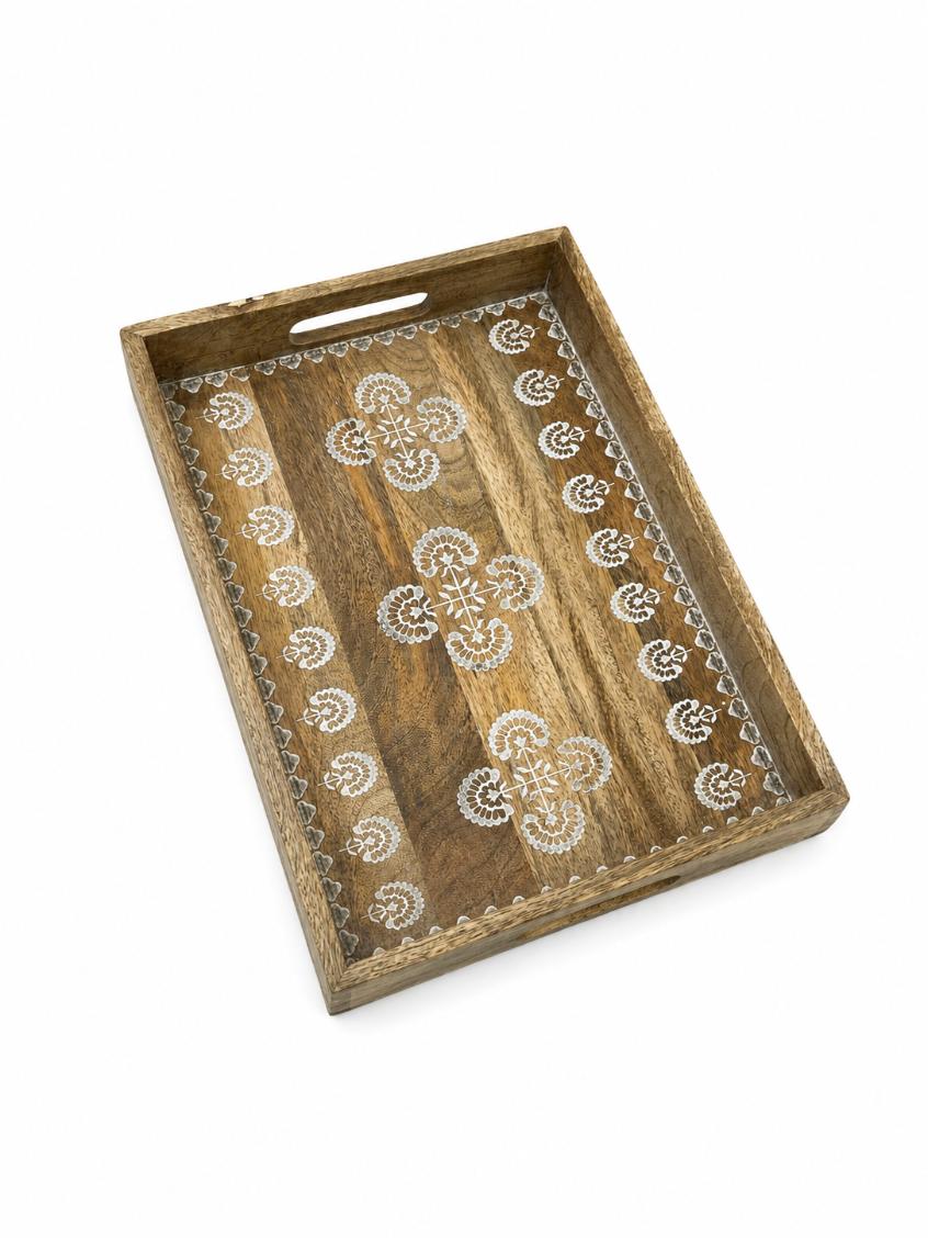 Tray Wooden - Gulmohar