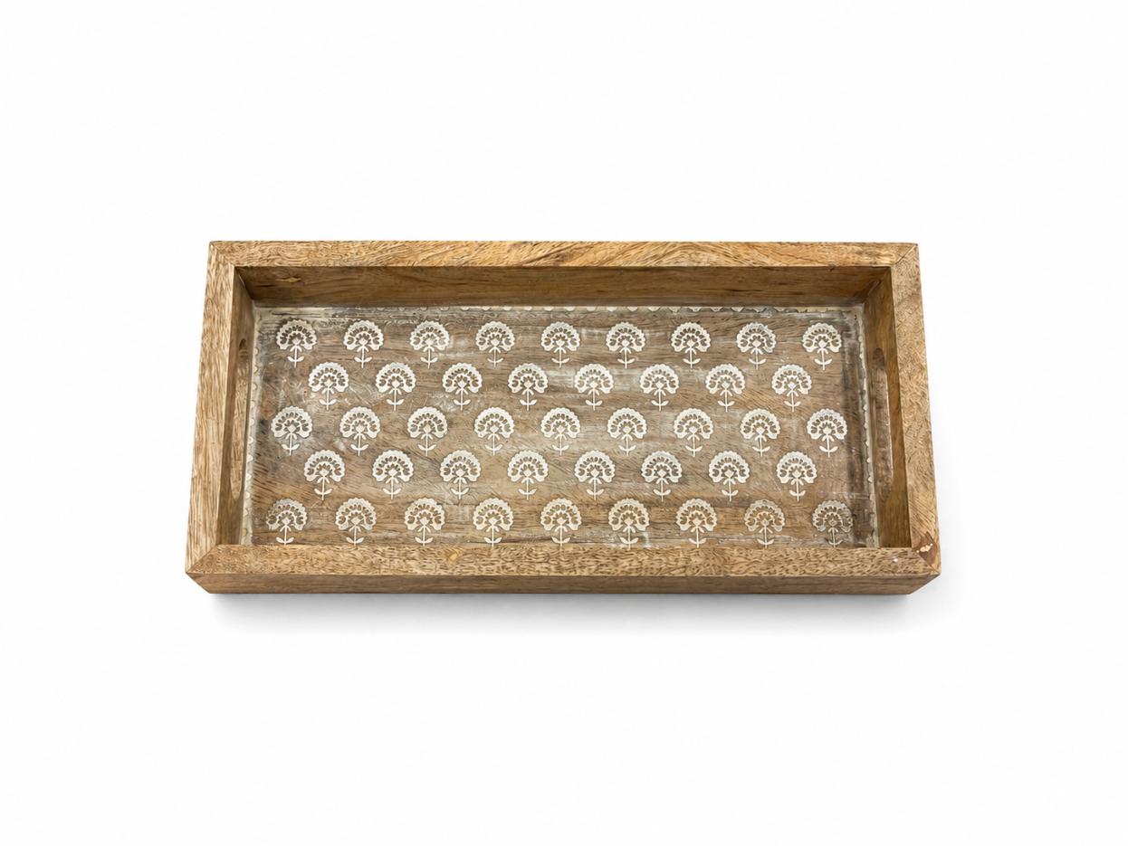 Tray Wooden - Gulmohar