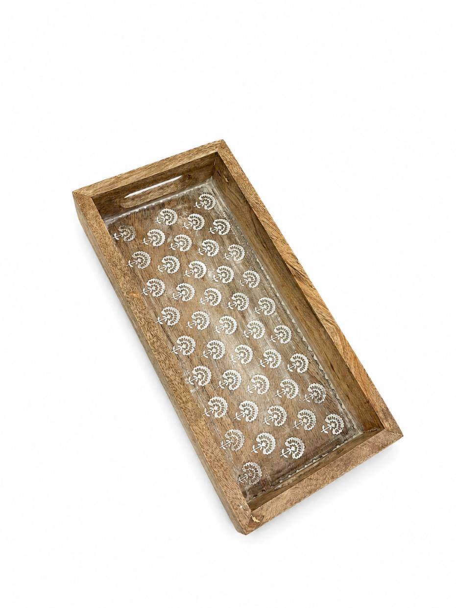 Tray Wooden - Gulmohar