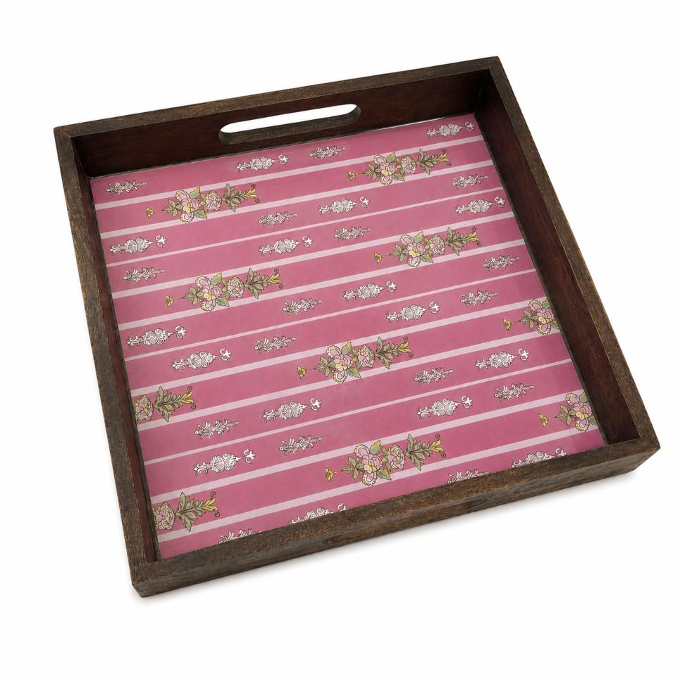 Tray Wooden - Enchanted Garden