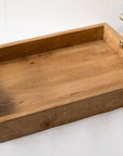 Wooden Tray - Rectangle T-Handle